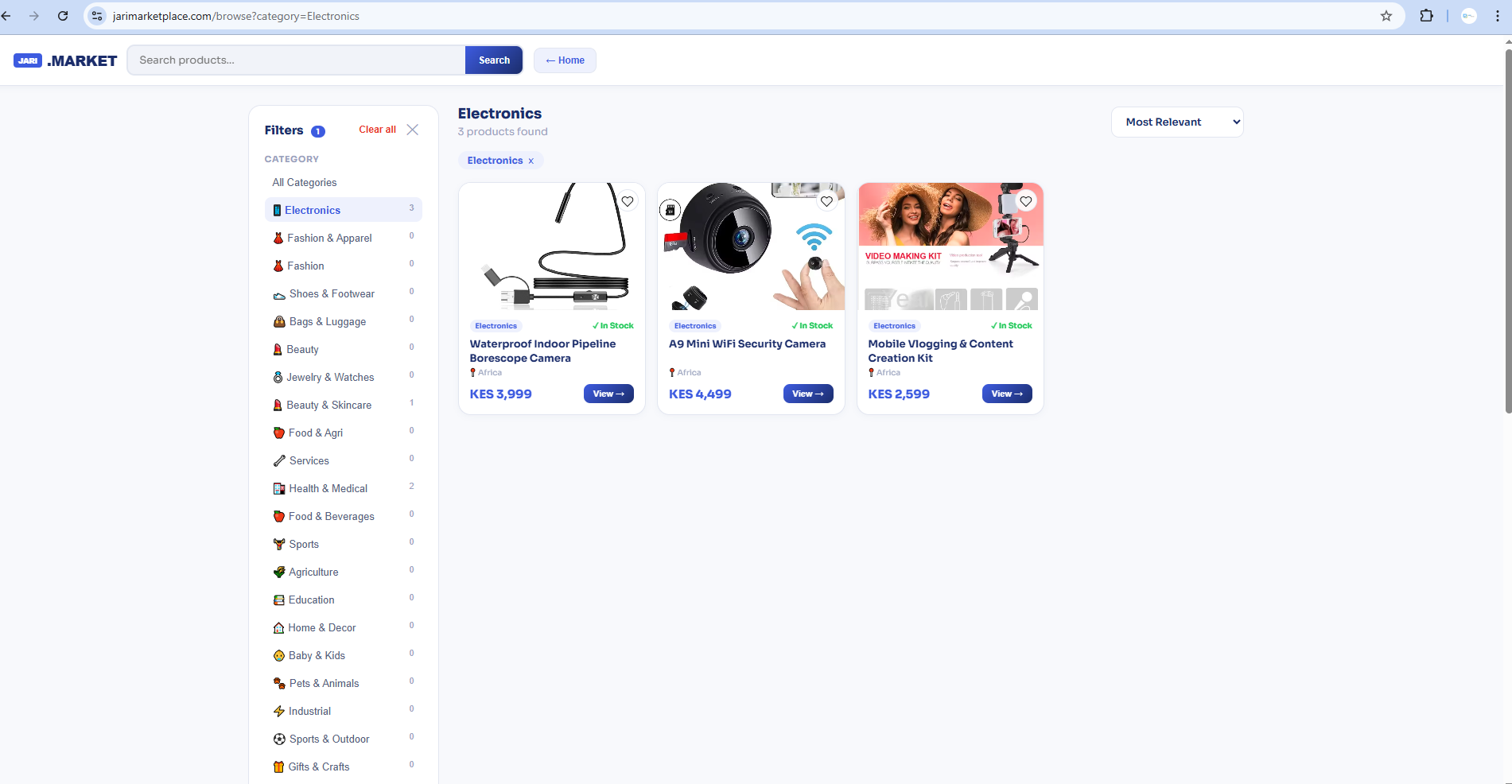 Marketplace Listings